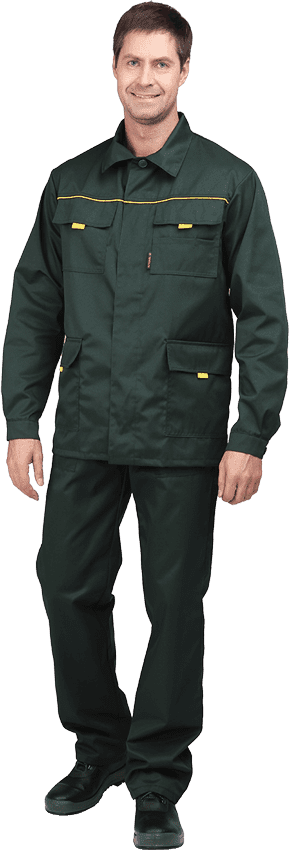 Костюм ВЫМПЕЛ-1, зелёный (куртка+брюки)